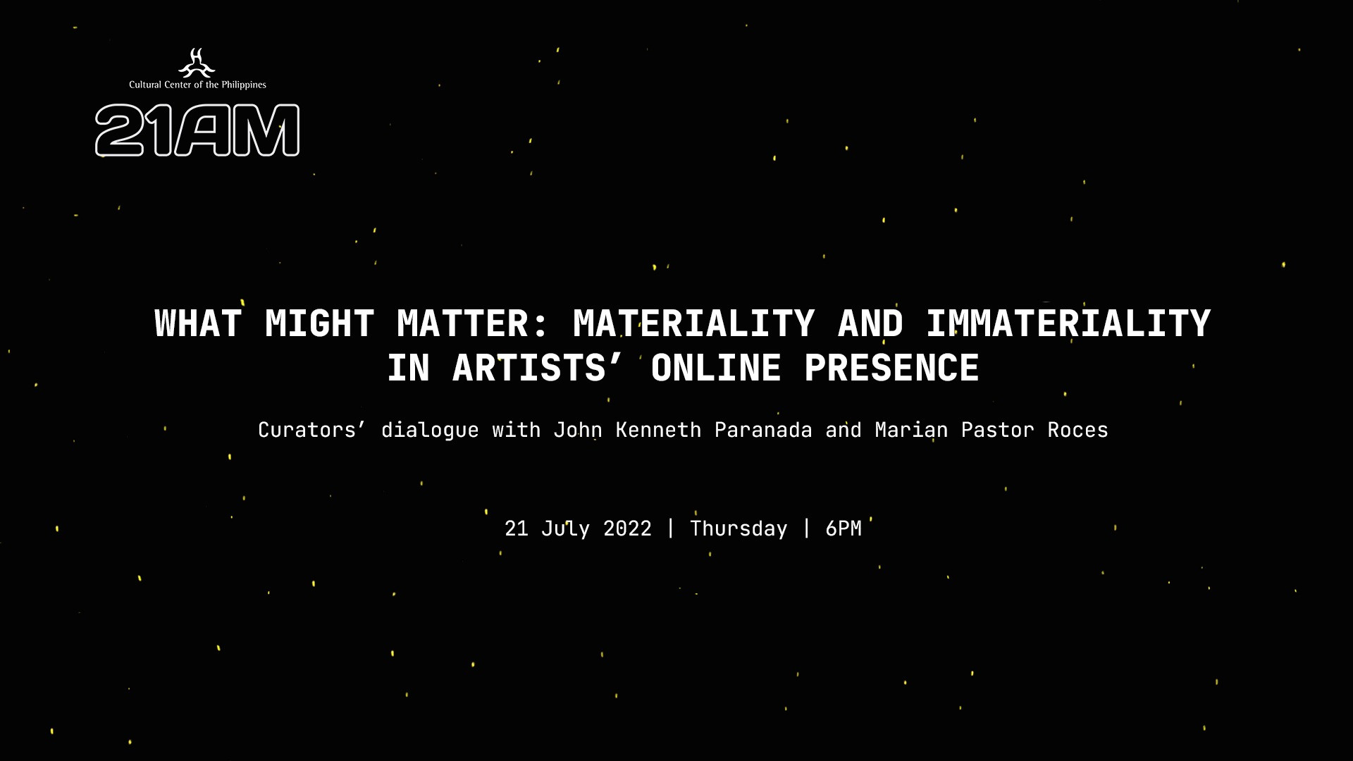 WHAT MIGHT MATTER: MATERIALITY AND IMMATERIALITY IN ARTISTS' ONLINE PRESENCE